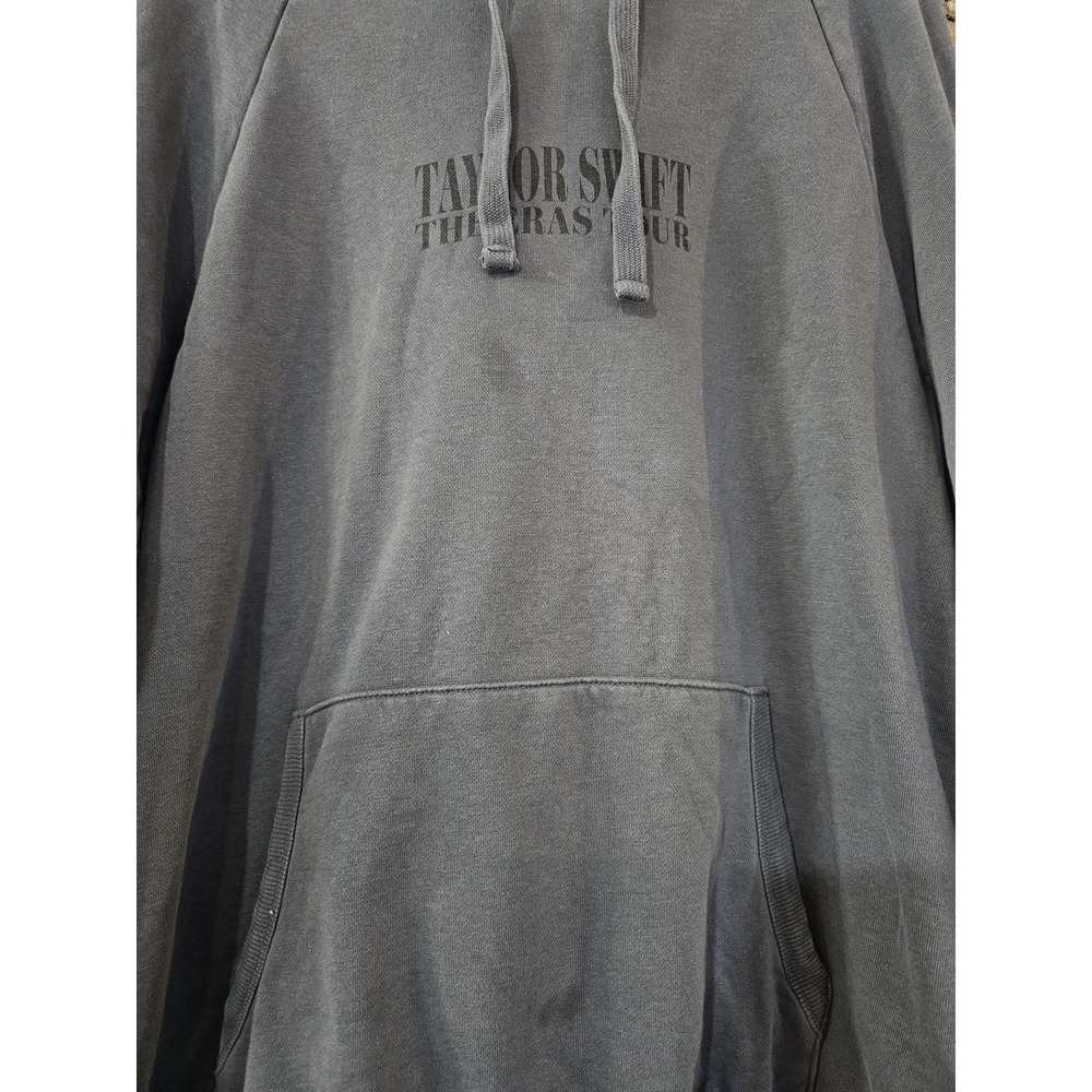 Taylor Swift Hoodie Mens Medium Gray The Eras Tour 2023 2024 Concert Pullover - Picture 2 of 10